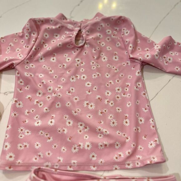 Feather 4 Arrow Pink Floral Swim Set - Picture 6 of 8